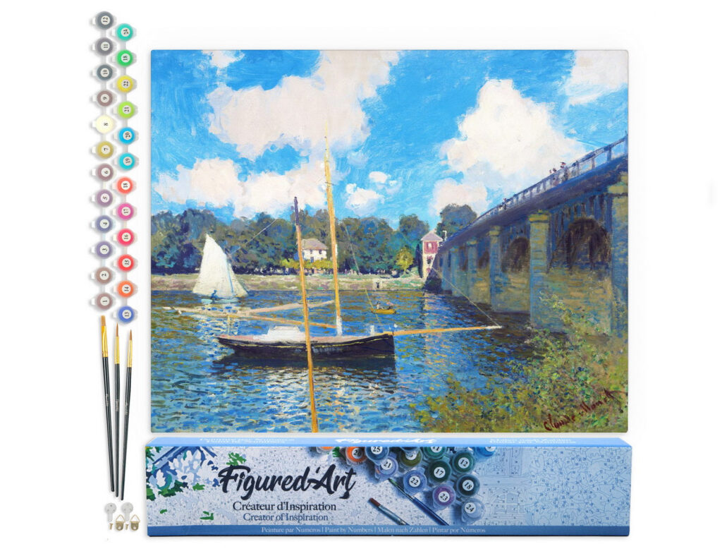 Le Pont d'Argenteuil - Monet - Toile roulée
