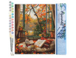 Lecture cosy en Automne - Toile roulée