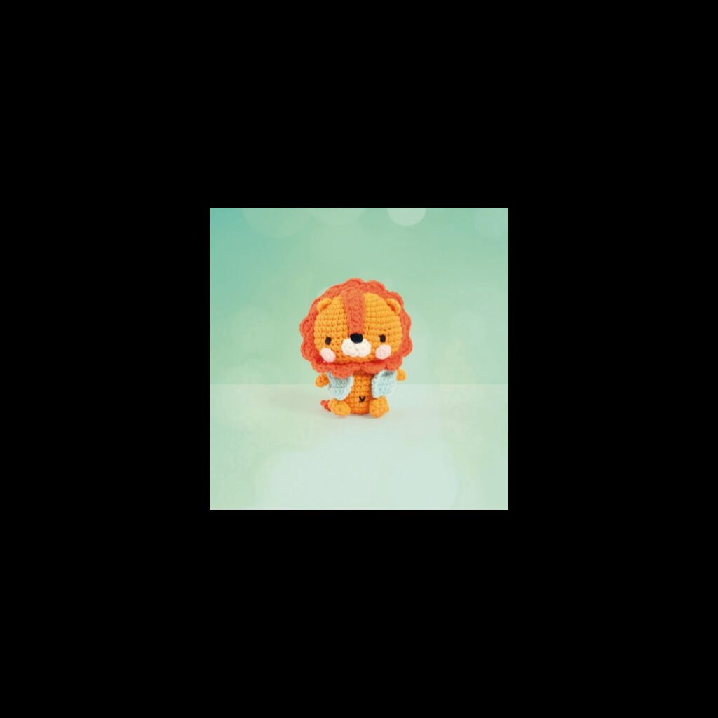 Kit DIY crochet Amigurumi - Kazuo le lion