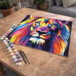 Lion Pop Art - Toile roulée