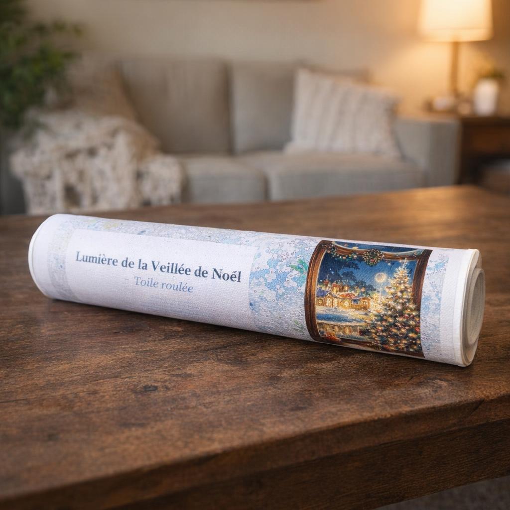 Lumière de la Veillée de Noël - Toile roulée