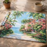 Maison de la Côte Paradisiaque - Toile roulée