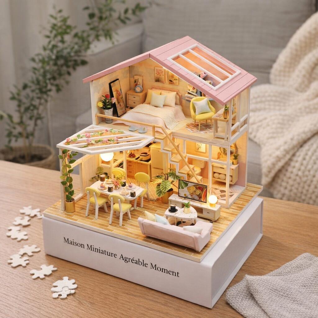 Maison miniature chaleureuse