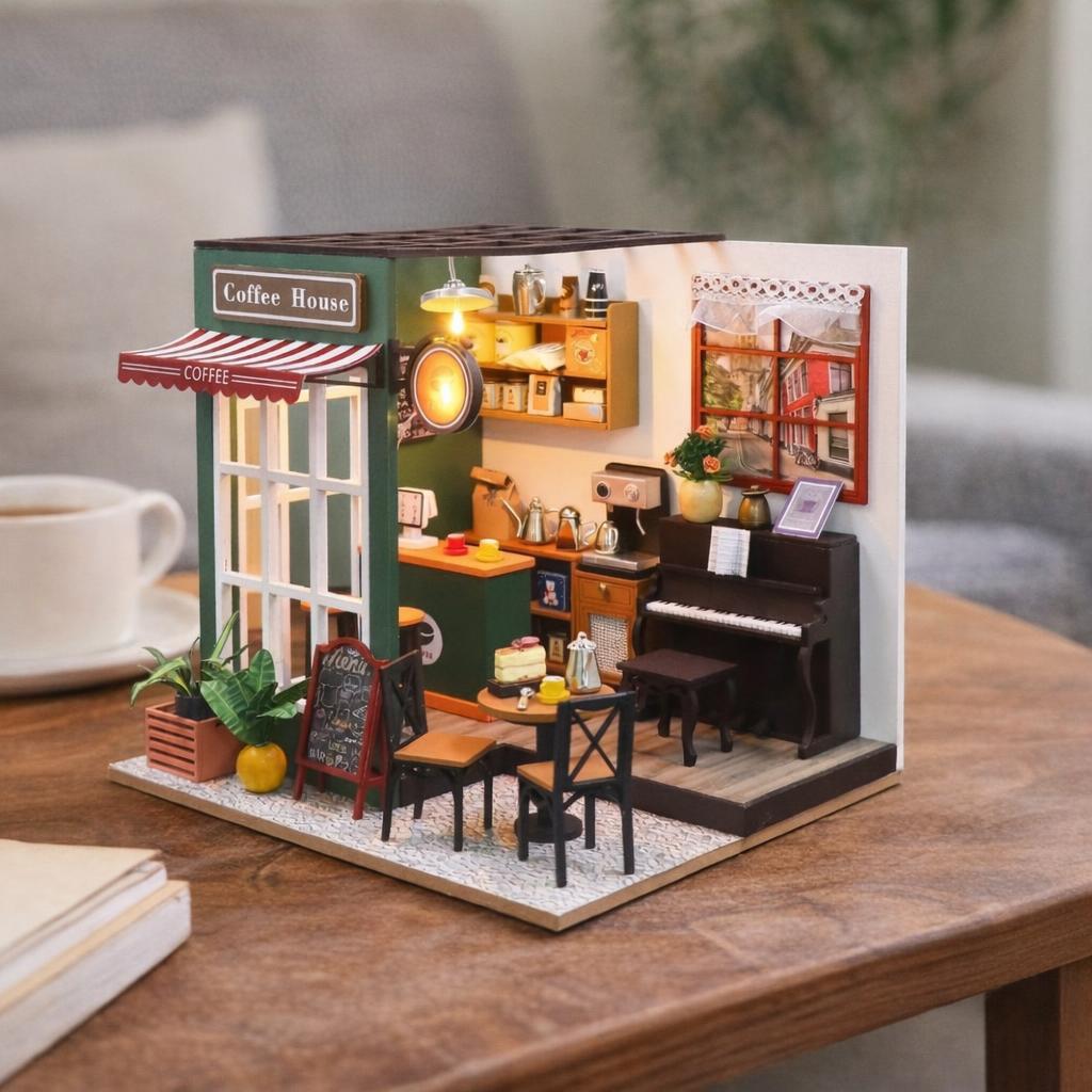 Café miniature après midi