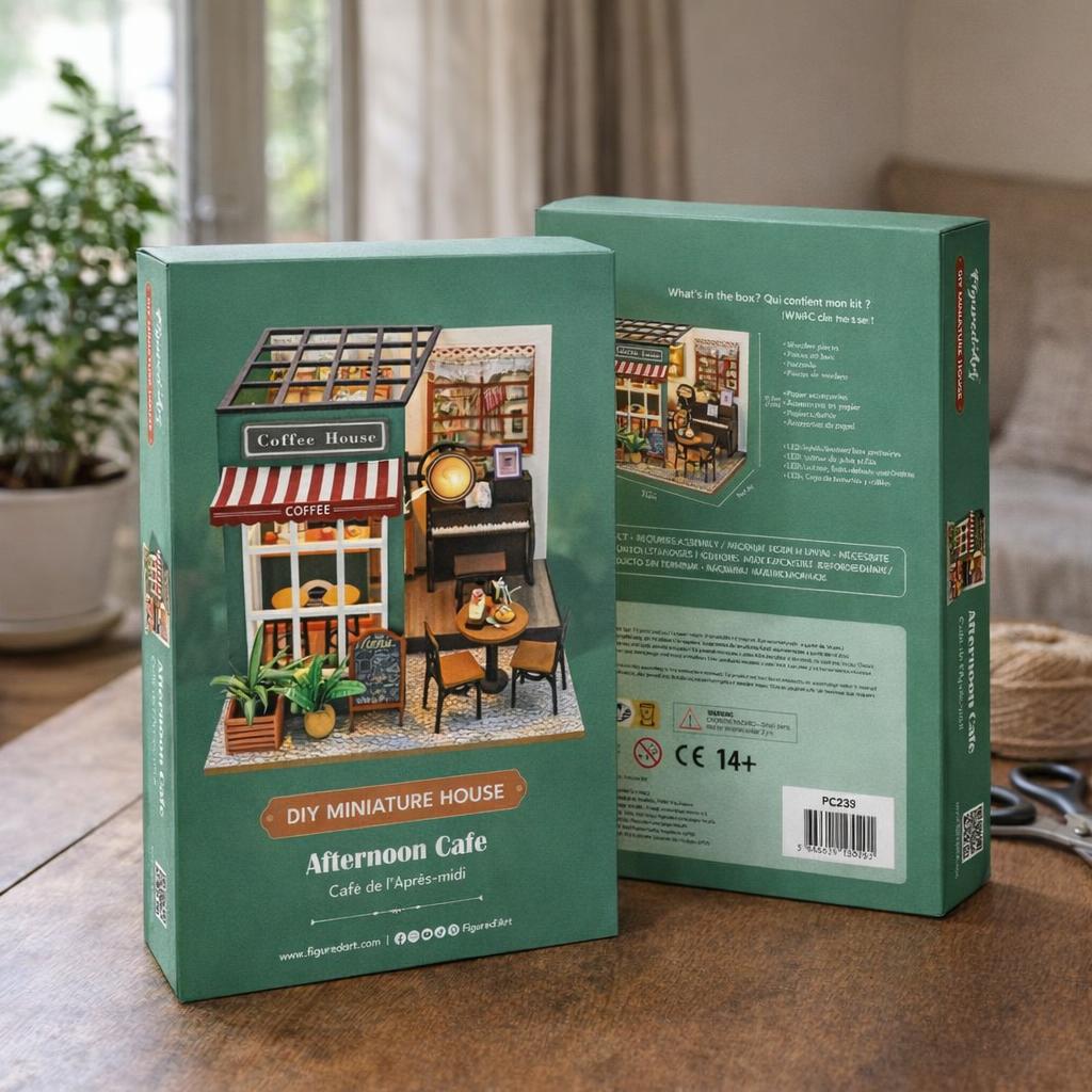 Maison Miniature Café de l'Après-midi