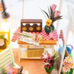 Maison Miniature Fleur ensoleillée