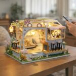 Maison Miniature Jardin du Café du Chat