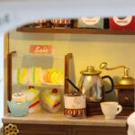 Maison Miniature Jardin du Café du Chat