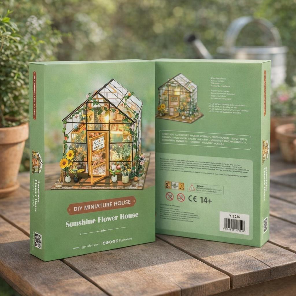 Maison Miniature Serre Ensoleillée