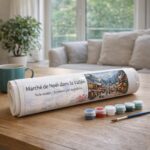 Marché de Noël dans la Vallée - Toile roulée