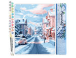 Matinée Enneigée en Ville - Toile roulée