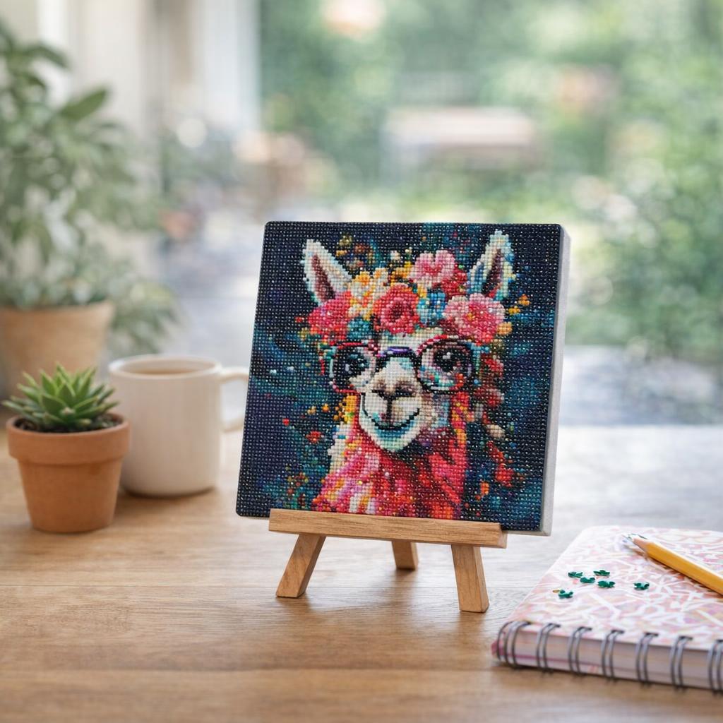 Lama fantaisie fleurs