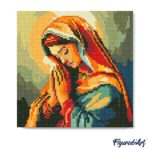 Mini Diamond Painting 25x25cm avec cadre - Marie en Prière