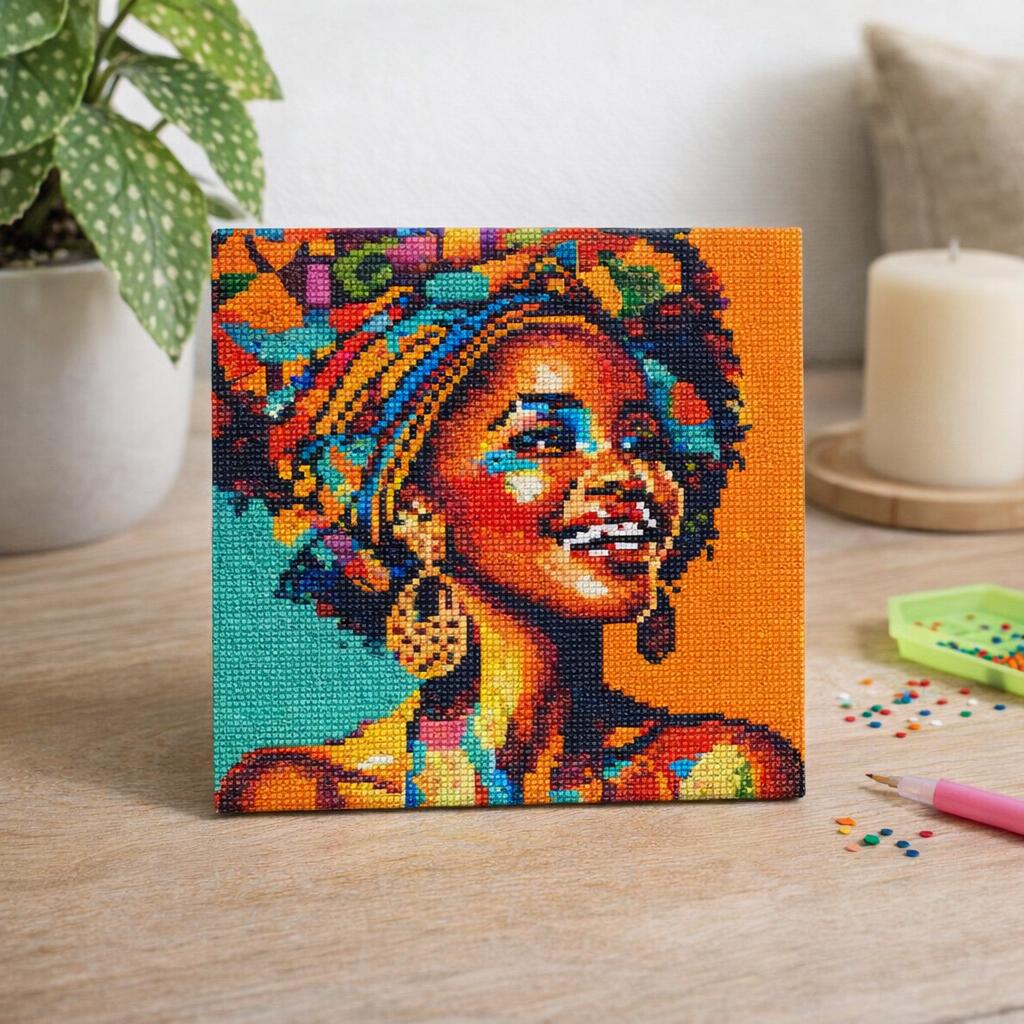 Reine Africaine Pop Art