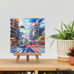 Mini Diamond Painting 25x25cm avec cadre - Shibuya Pop Art