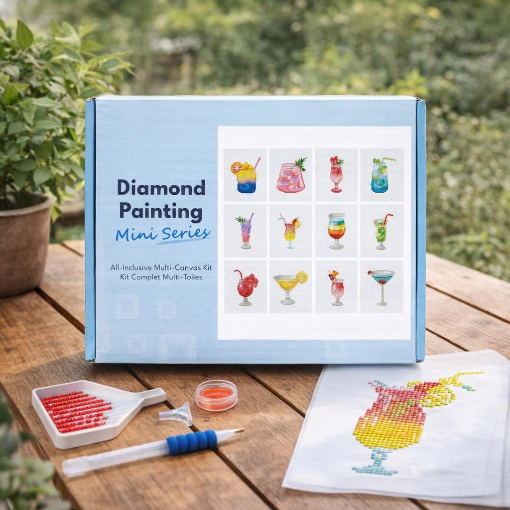 Mini Série Diamond Painting - Cocktails