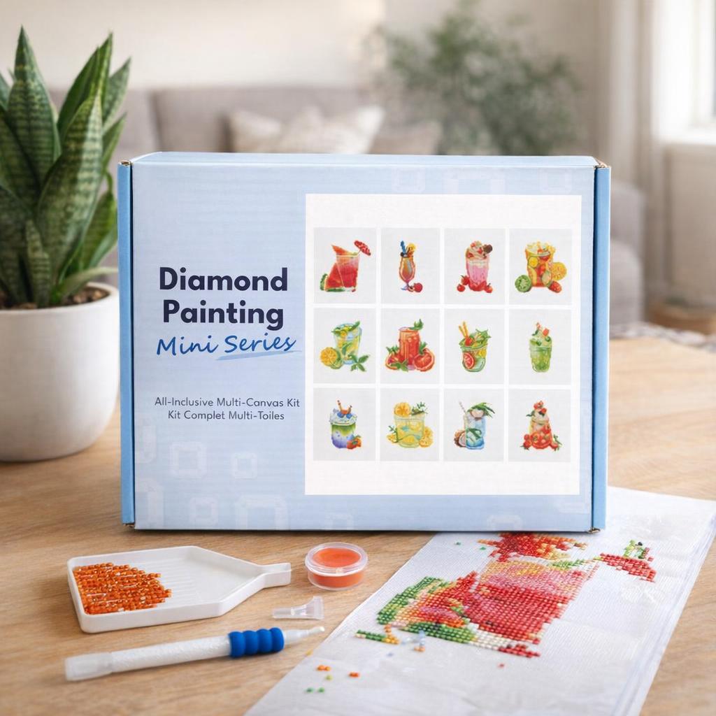 Mini Série Diamond Painting - Mocktails