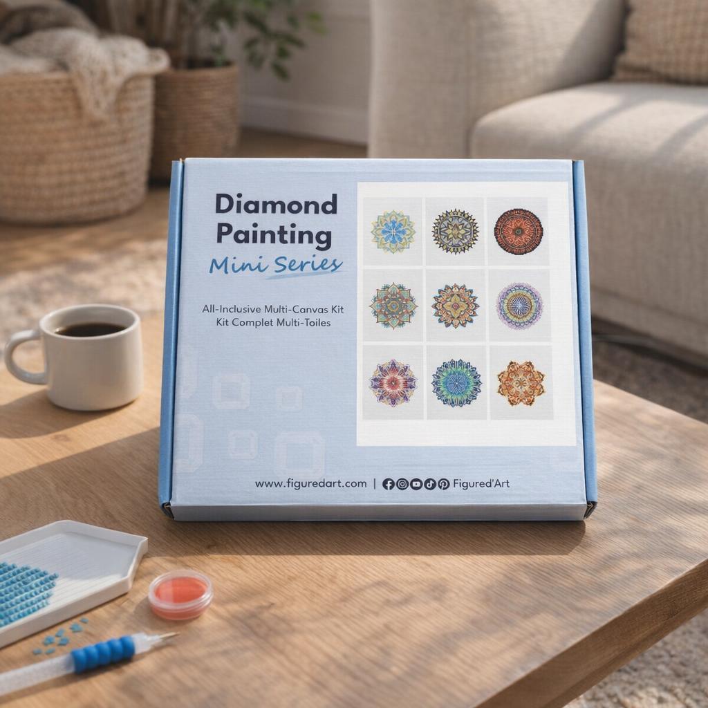 Mini Série Diamond Painting - Rosaces