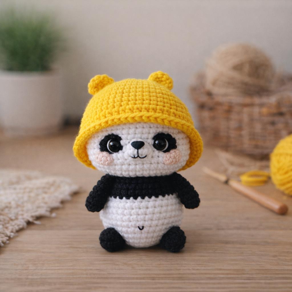 Kit DIY crochet Amigurumi - Nana le panda Kit DIY crochet Amigurumi - Nana le panda