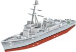Navire de combat maquette en mousse - puzzle 3D