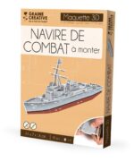 Navire de combat maquette en mousse - puzzle 3D