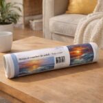 Océan et coucher de soleil - Toile roulée