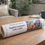 Papillon butinant - Toile roulée