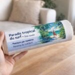 Paradis tropical du surf - Toile roulée