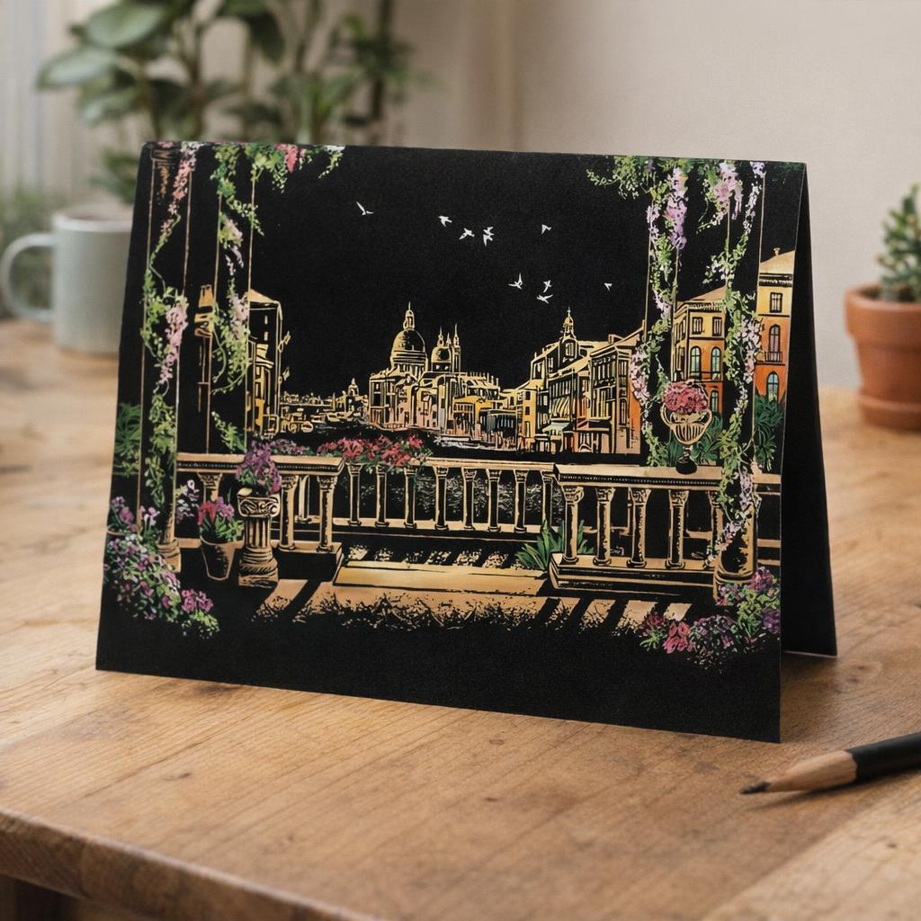 Peinture à gratter - New York