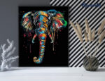 Peinture Elephant - Toile roulée
