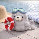Kit amigurumi Natto Phoque