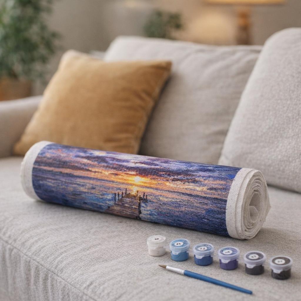 Ponton coucher de soleil