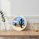 Punch Needle Après-midi dans le désert