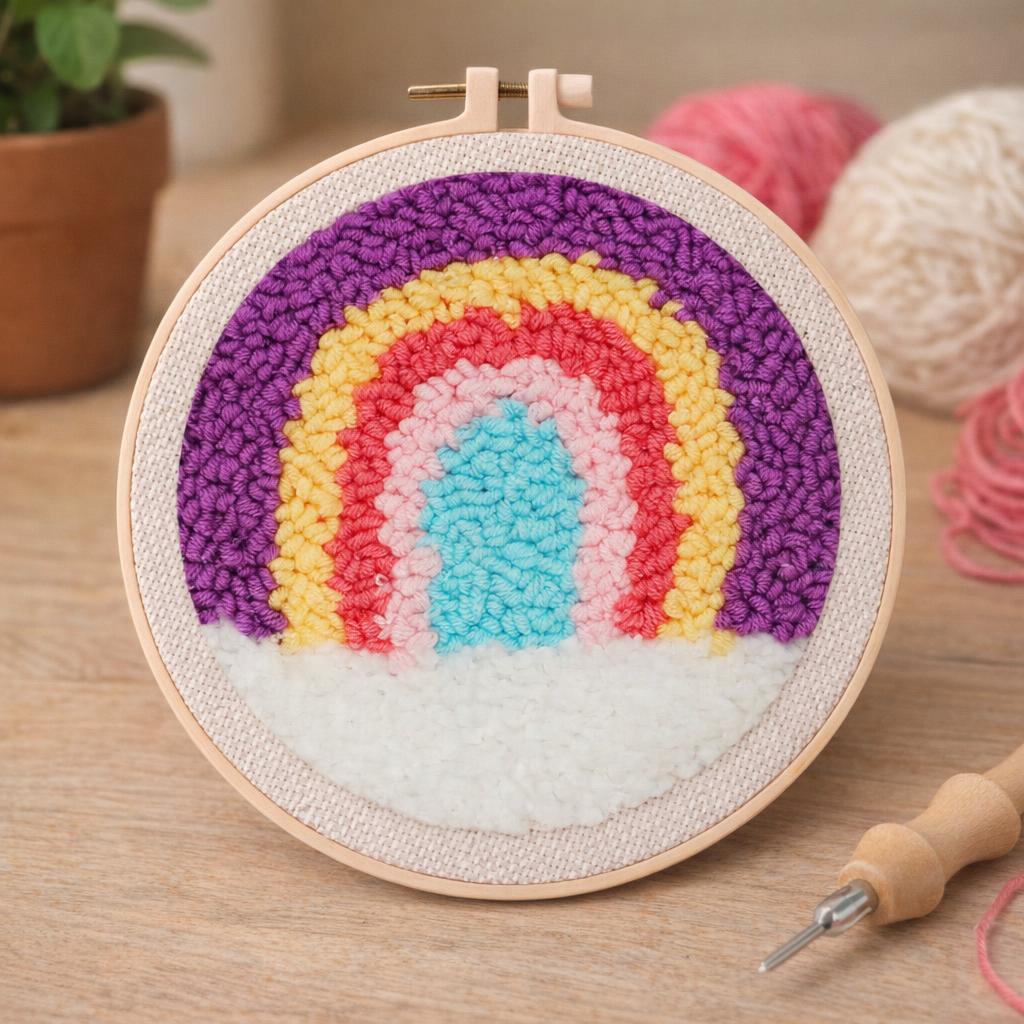 Punch Needle Arc en Ciel