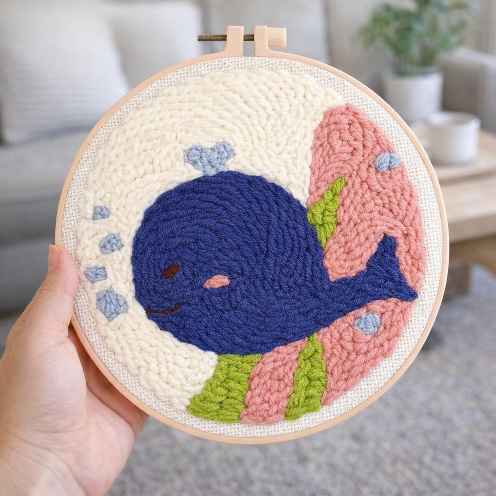 Baleine bleue souriante