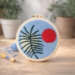 Punch Needle Botanic Abstrait 2