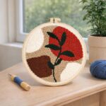 Punch Needle Botanic Abstrait 3