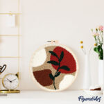 Punch Needle Botanic Abstrait 3