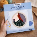 Punch Needle Boucle d'Oreille