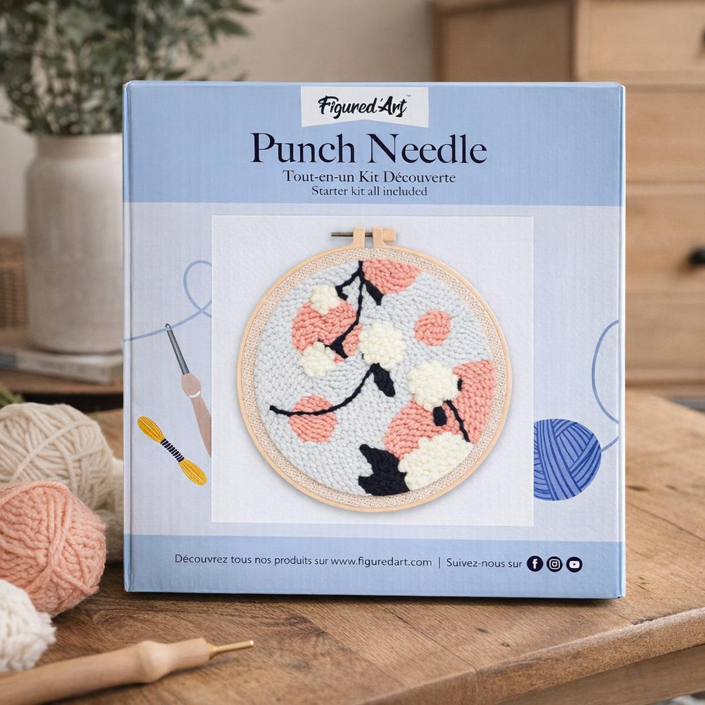 Punch Needle boules de Gui