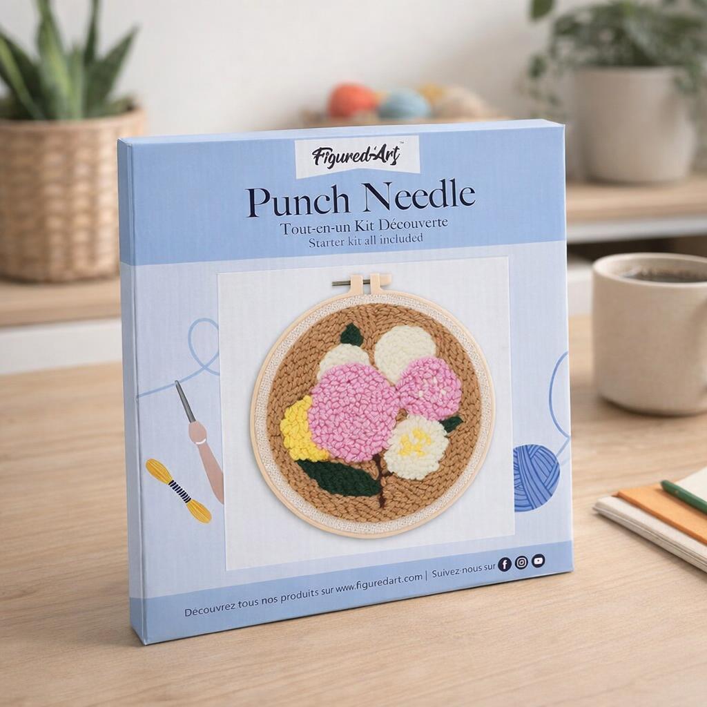 Bouquet de fleurs punch