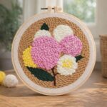 Punch Needle Bouquet de Fleurs