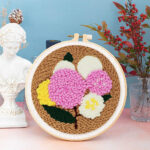Punch Needle Bouquet de Fleurs