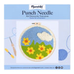 Punch Needle Champ de fleurs