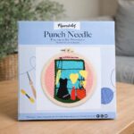 Punch Needle Chat à la Fenêtre