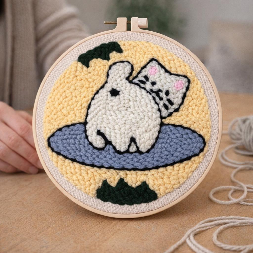 Chat joueur punch needle