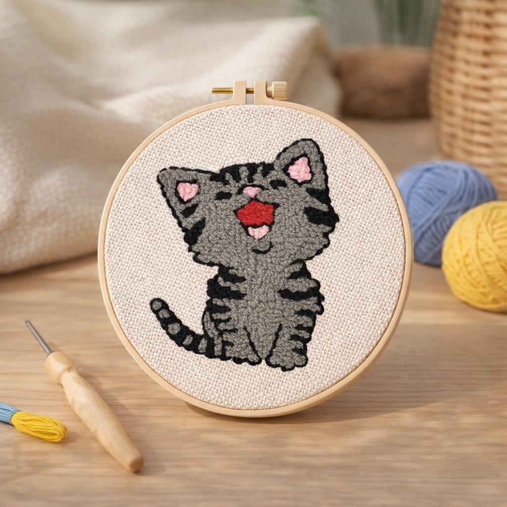 Punch Needle Champ de Lavande