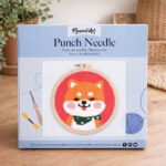 Punch Needle Chien Shiba Inu