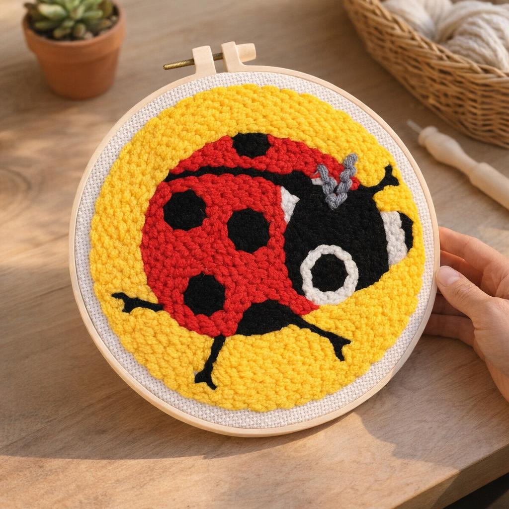 Coccinelle punch needle