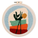 Punch Needle Composition Florale 1